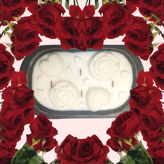 Valentine's Day Dough-Bowl Scented Candle