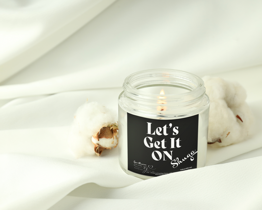 Love Passion Scented Candles with Erotic Labeling