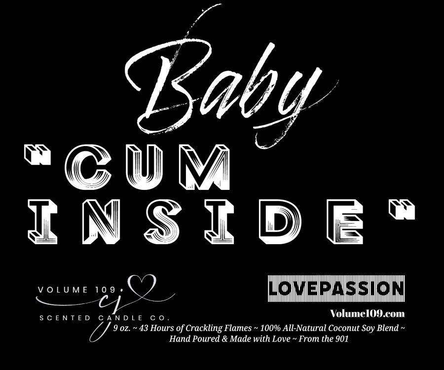 Love Passion Scented Candles with Erotic Labeling